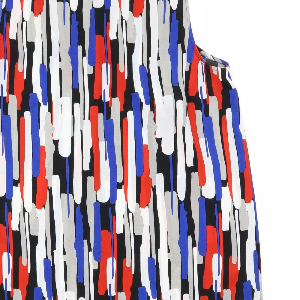 Papaya Womens Multicoloured Geometric  Basic Blouse Size 16