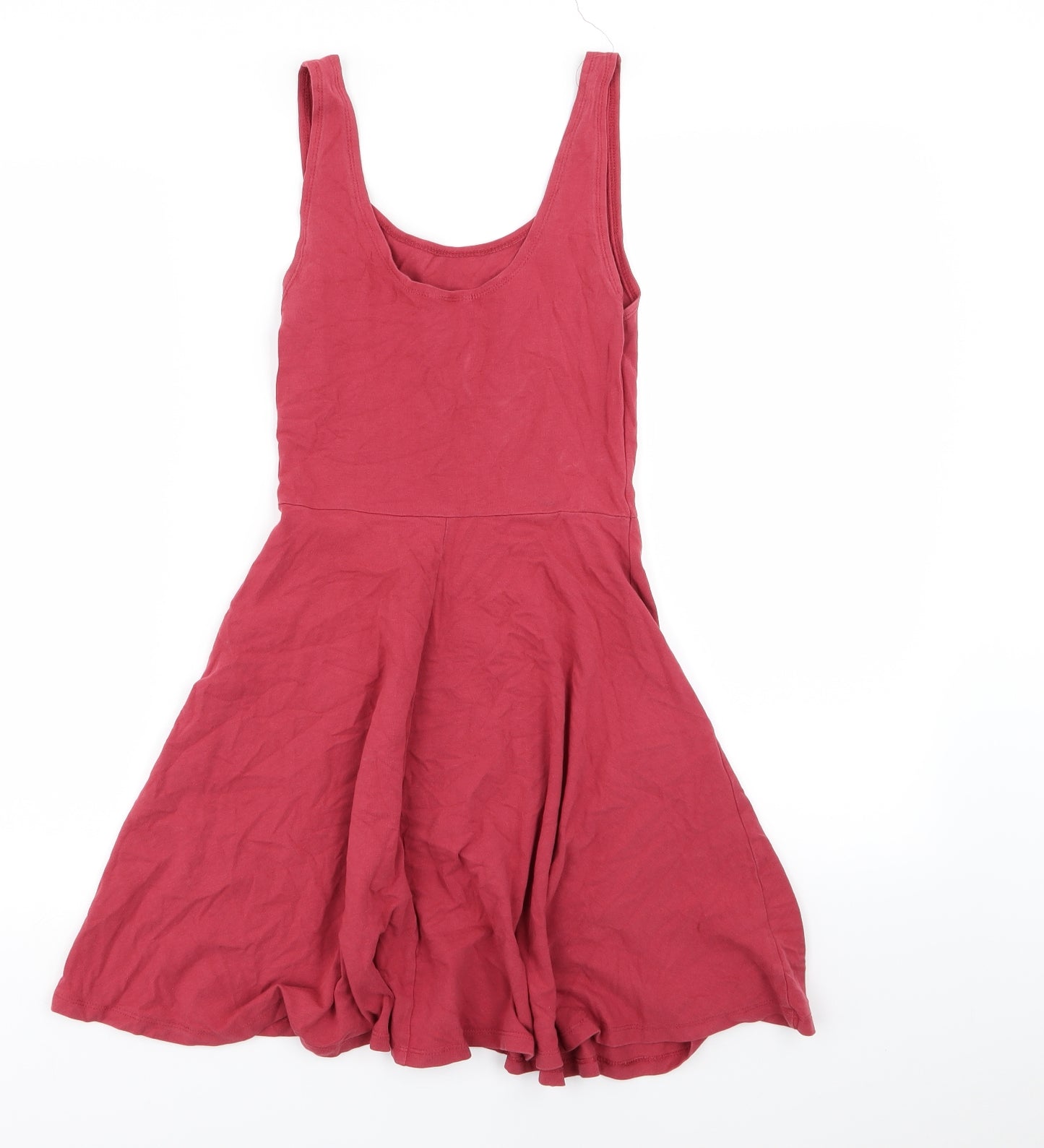 Topshop Womens Red   Fit & Flare  Size 6