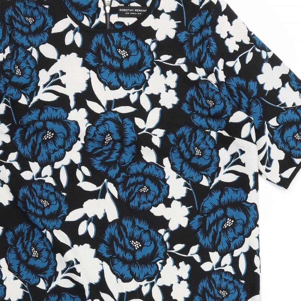 Dorothy Perkins Womens Multicoloured Floral  A-Line  Size 16