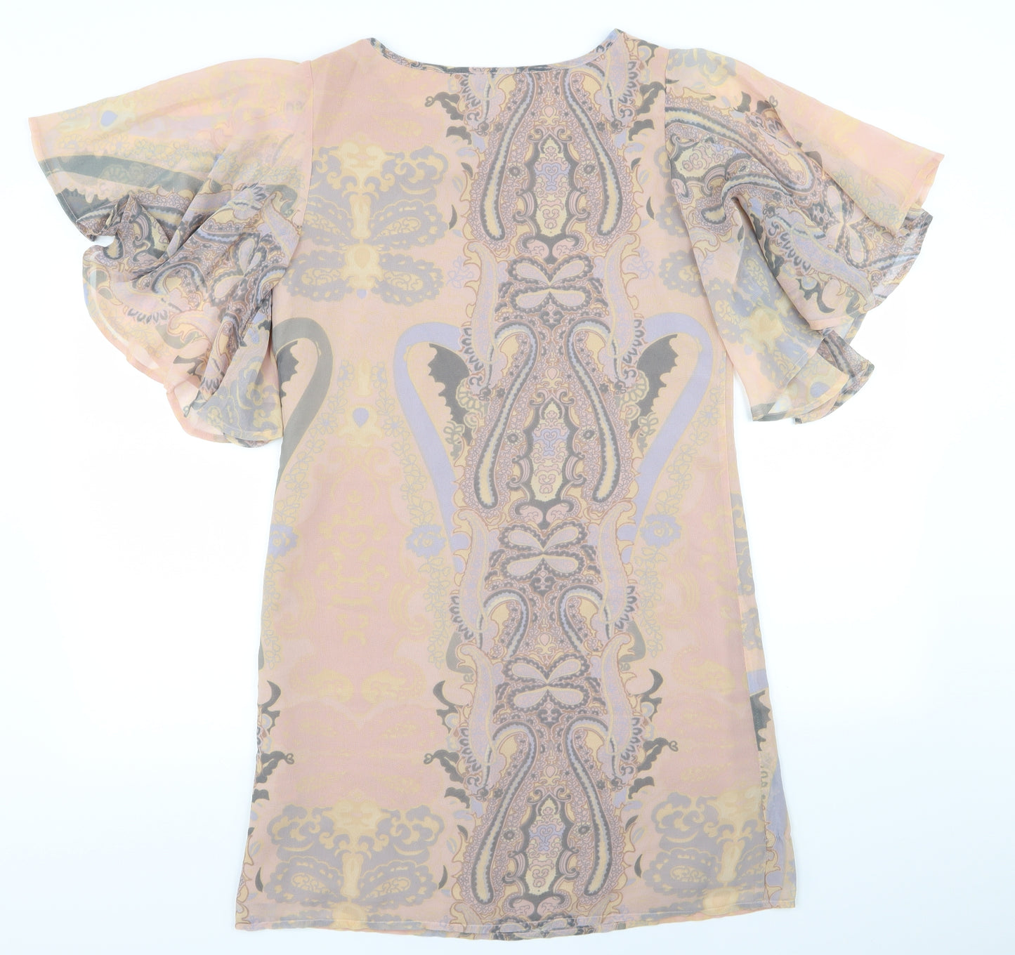 NEXT Womens Multicoloured Geometric  A-Line  Size 10