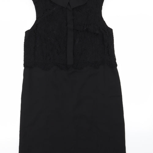 NEXT Womens Black Floral  A-Line  Size 10