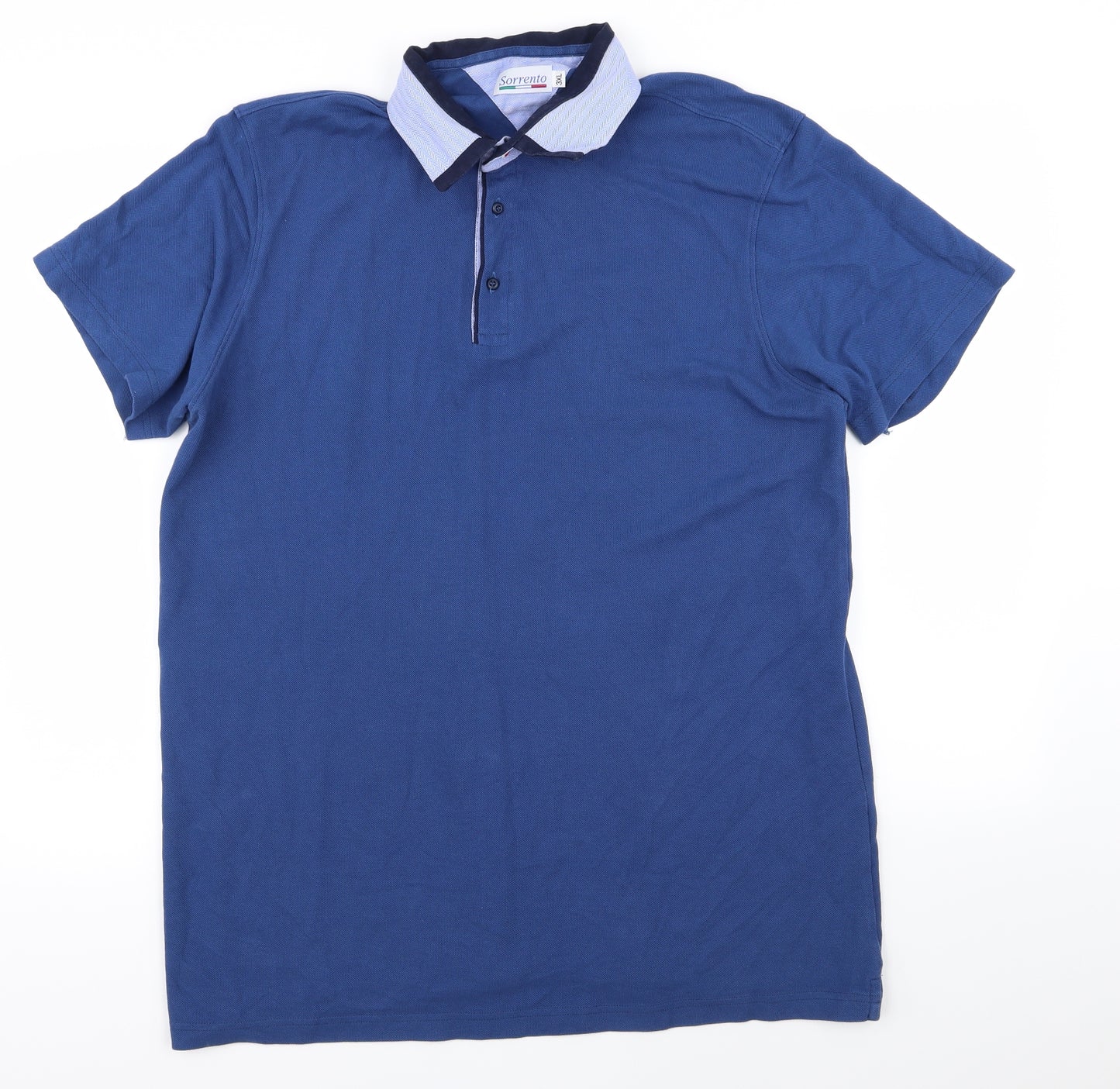 sorrento Mens Blue    Polo Size 3XL
