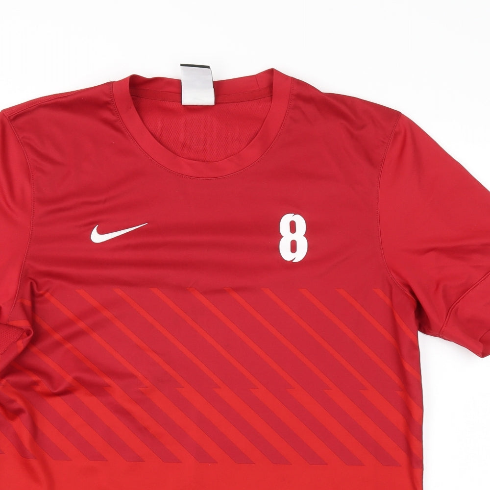 Nike Mens Red    T-Shirt Size M