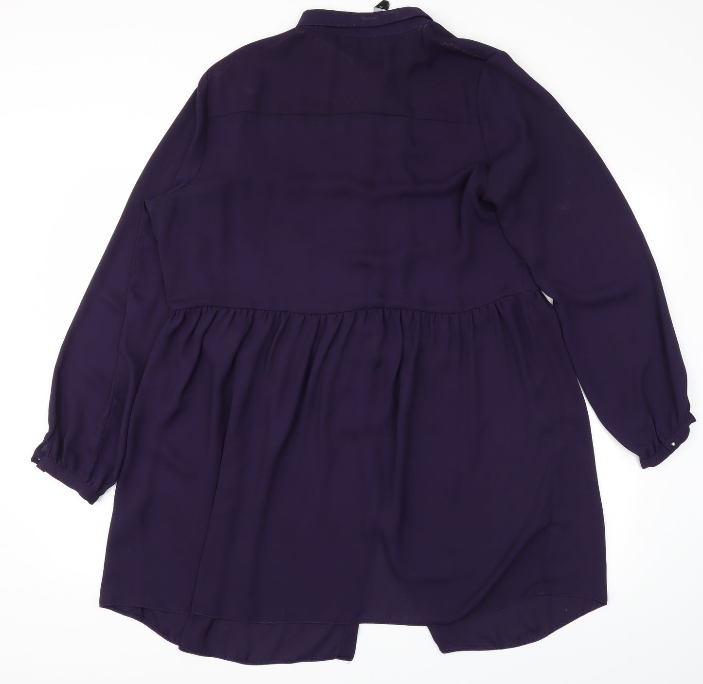 F&F Womens Purple   Basic Blouse Size 18
