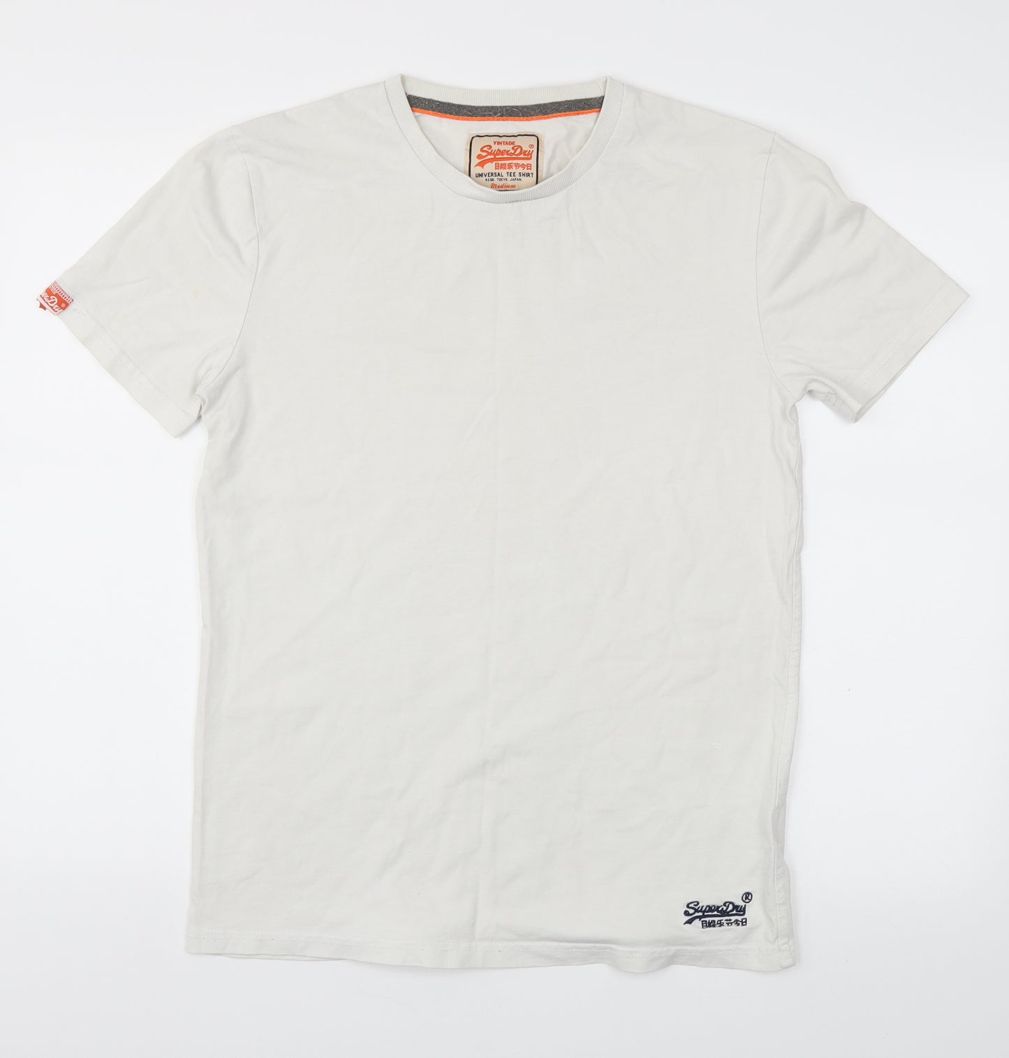 Superdry Mens White    T-Shirt Size M