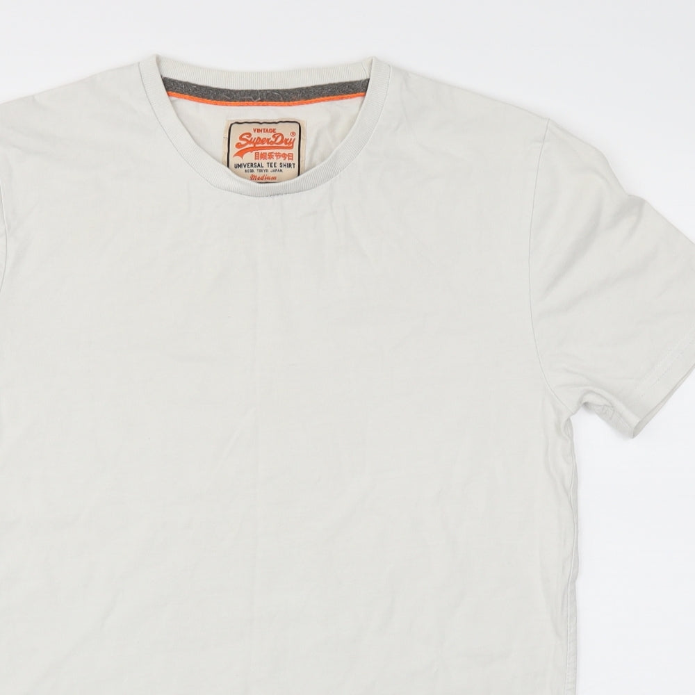 Superdry Mens White    T-Shirt Size M