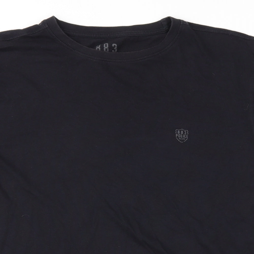 Police Mens Black    T-Shirt Size XL