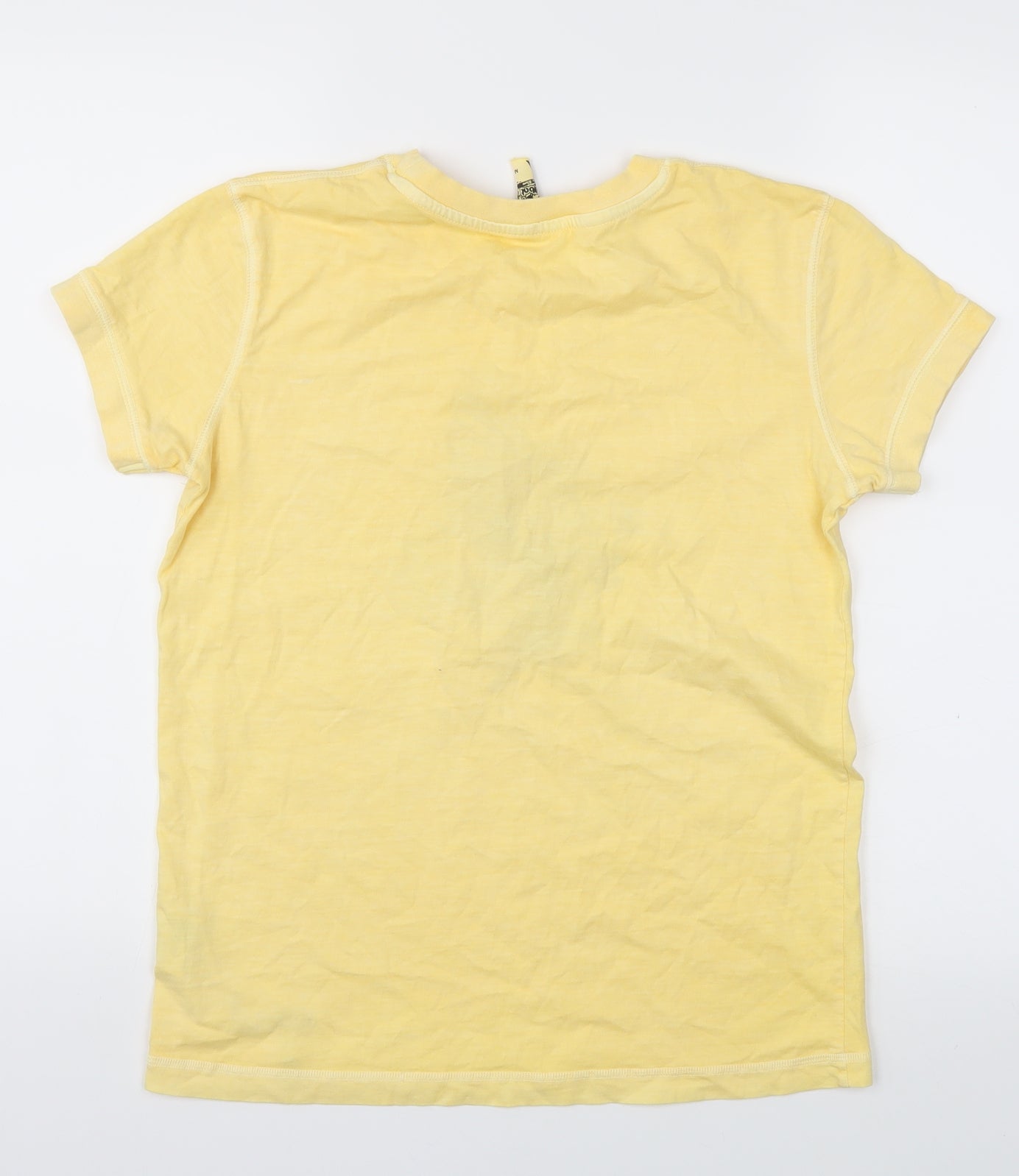WOMbat Womens Yellow   Basic T-Shirt Size M