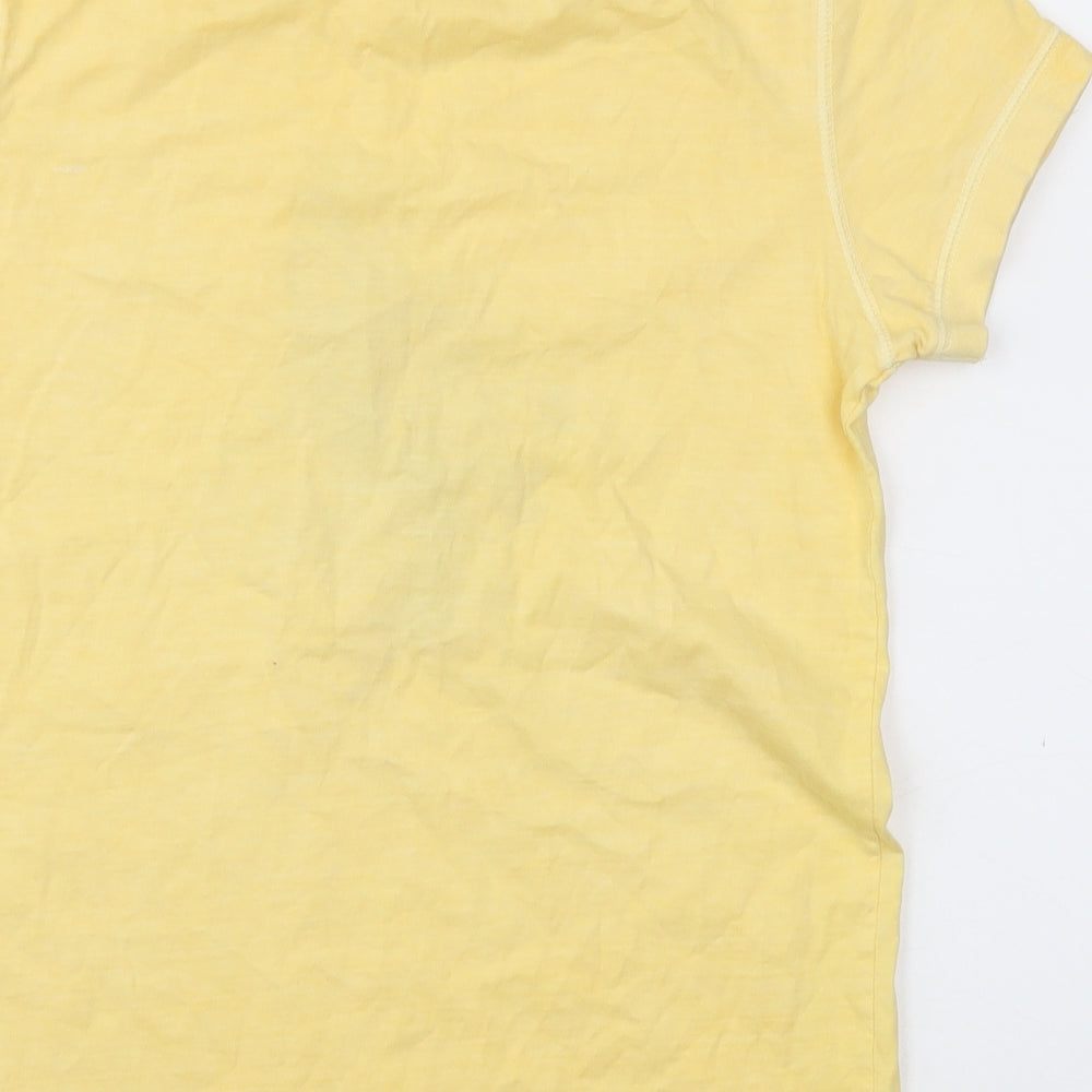 WOMbat Womens Yellow   Basic T-Shirt Size M