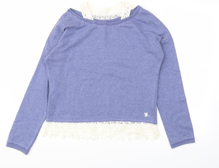 New Look Womens Blue   Pullover Jumper Size 10