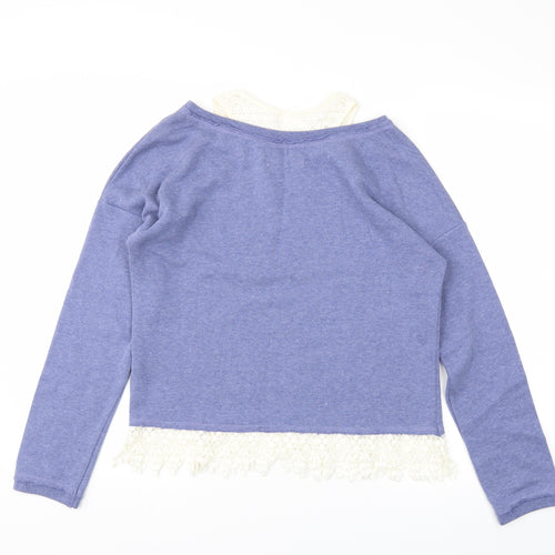 New Look Womens Blue   Pullover Jumper Size 10