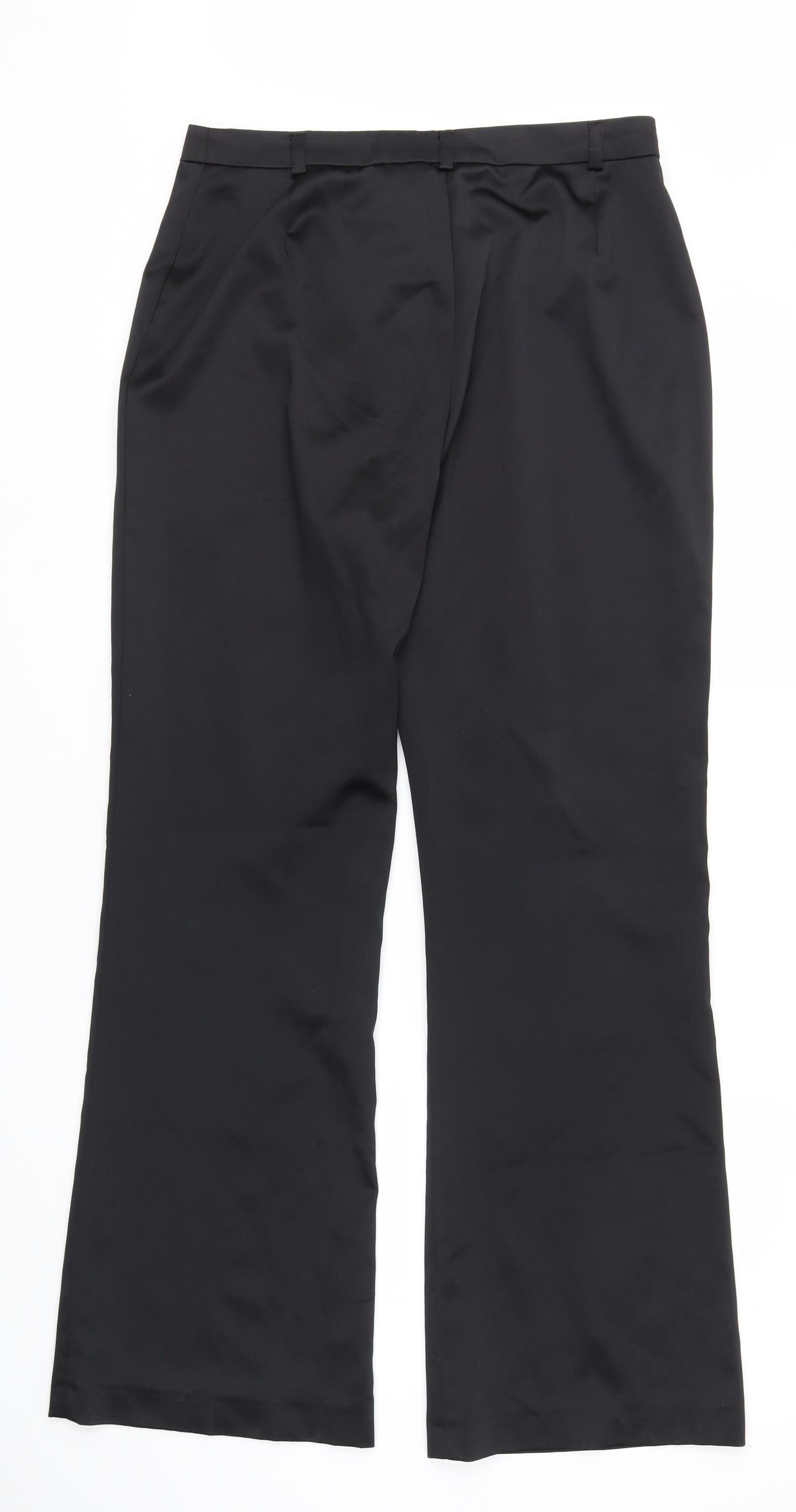 Dunnes Stores Womens Black   Trousers  Size 14 L29 in