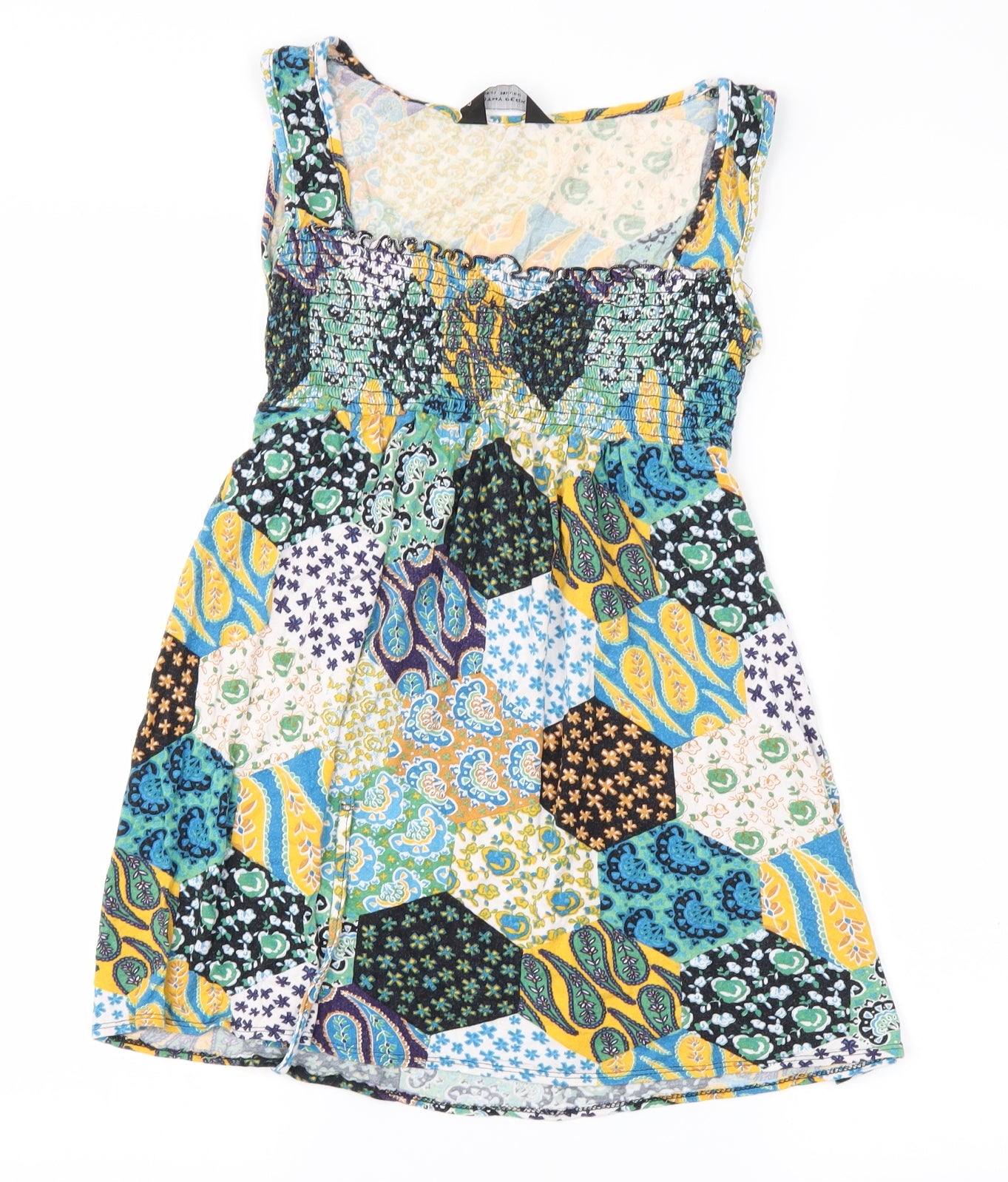 Dorothy Perkins Womens Multicoloured Floral  Basic T-Shirt Size 10
