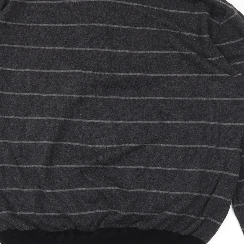 next  Mens Grey Polka Dot  Pullover Jumper Size 2XL