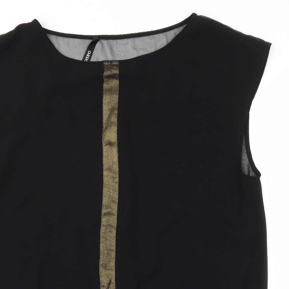 ASOS Womens Black   Basic Blouse Size 12