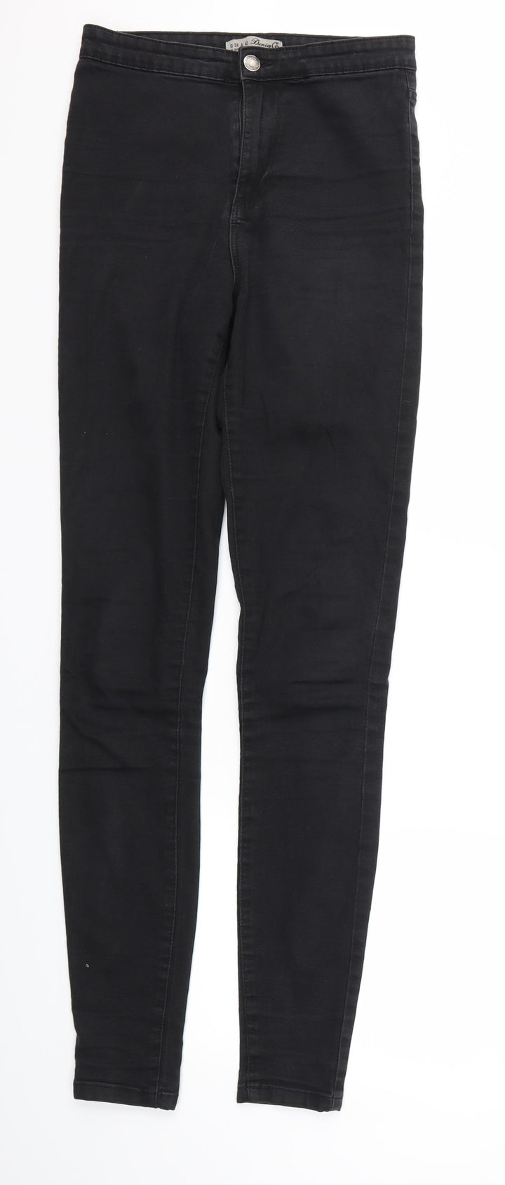 Denim &co Womens Black Skinny Jeans Size 10 L32 in