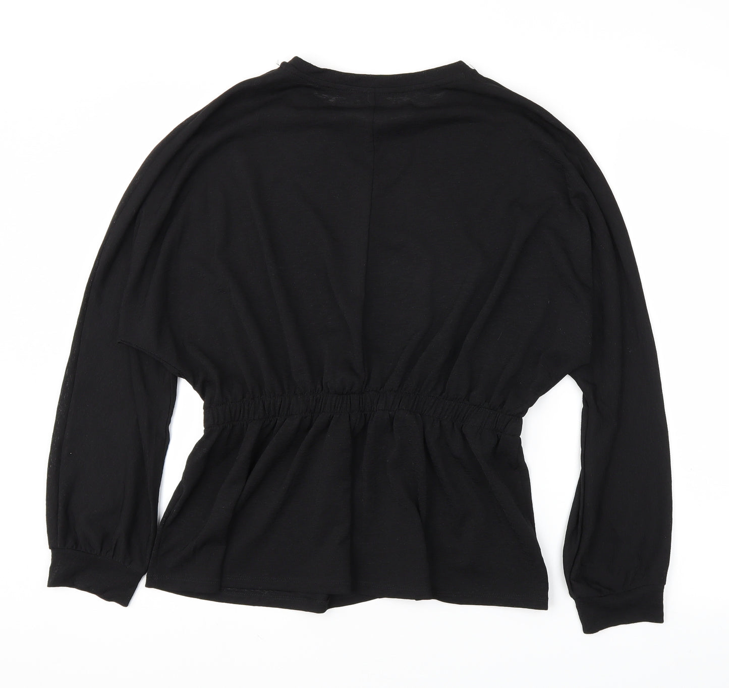Papaya Womens Black   Basic T-Shirt Size 12
