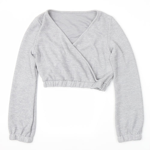 Shein  Womens Grey   Pullover Jumper Size S