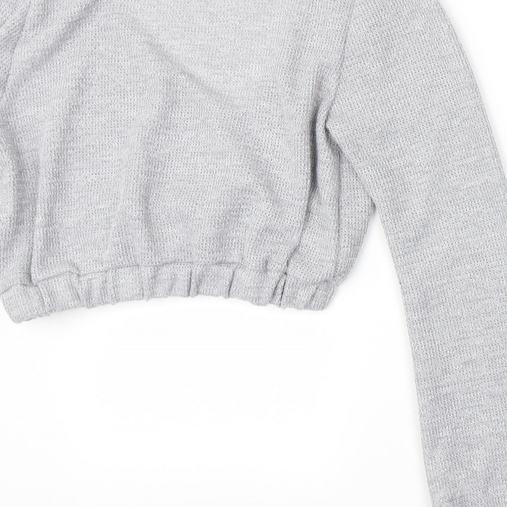 Shein  Womens Grey   Pullover Jumper Size S