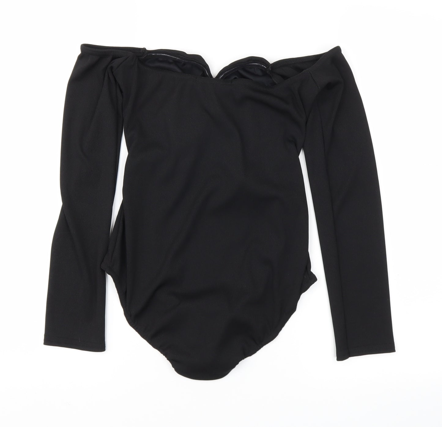 Fashion Union Womens Black   Bodysuit One-Piece Size 10