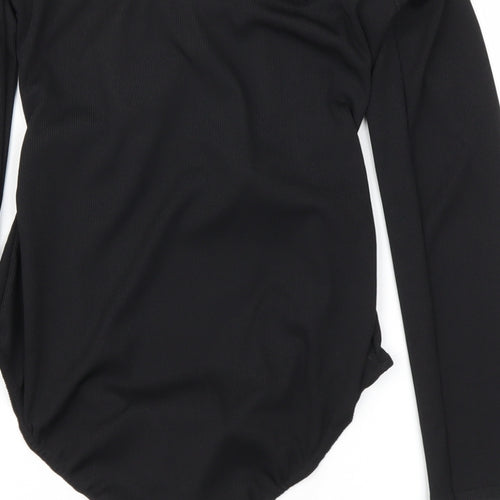 Fashion Union Womens Black   Bodysuit One-Piece Size 10