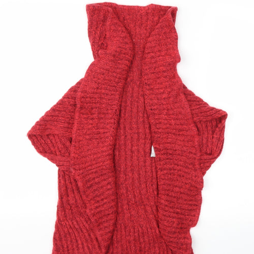 Per Una Womens Red   Cardigan Jumper Size M