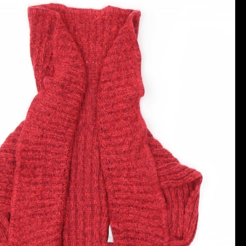 Per Una Womens Red   Cardigan Jumper Size M