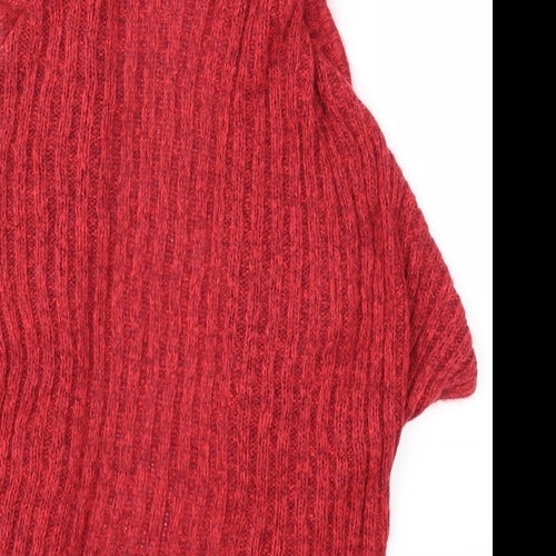 Per Una Womens Red   Cardigan Jumper Size M