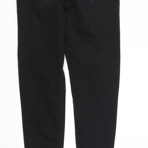 Denim & Co. Womens Black   Jegging Trousers Size 10 L28 in - Stretch waistband