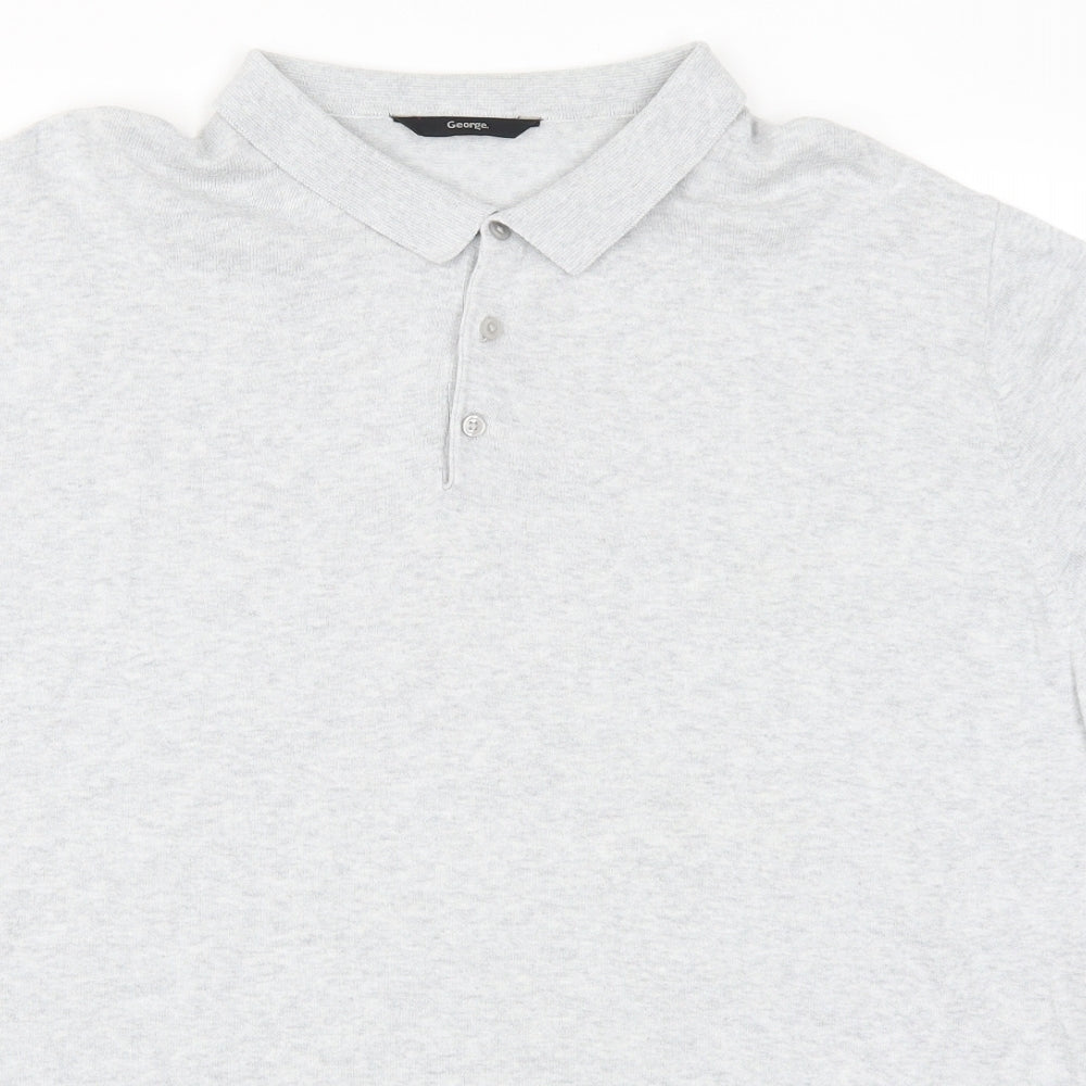 George Mens Grey    Polo Size XL