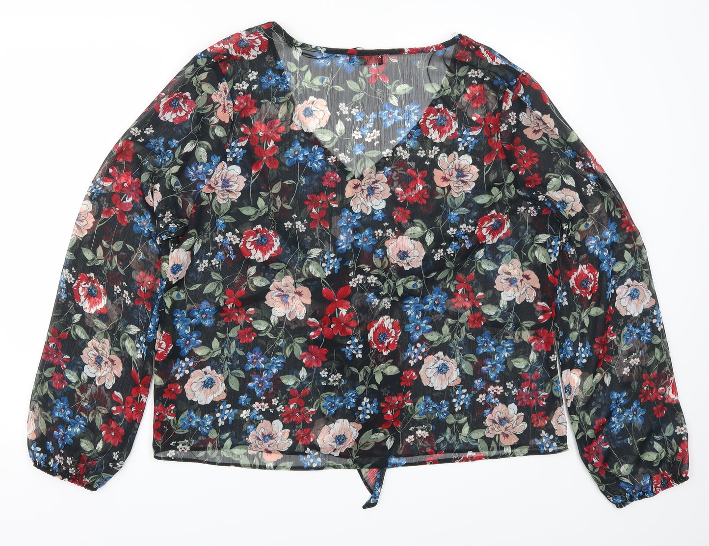 Papaya Womens Multicoloured Floral  Basic Blouse Size 20