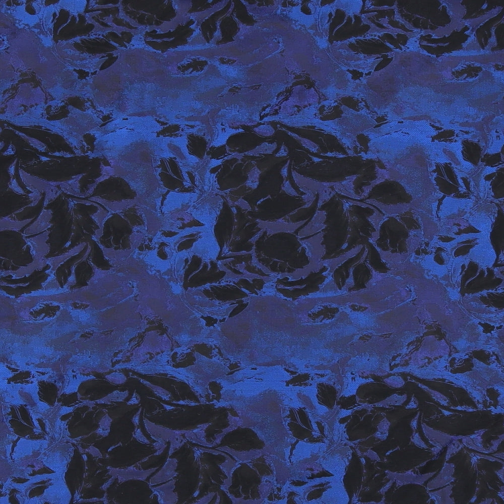 Marks and Spencer Womens Blue Floral  Skater Skirt Size 14