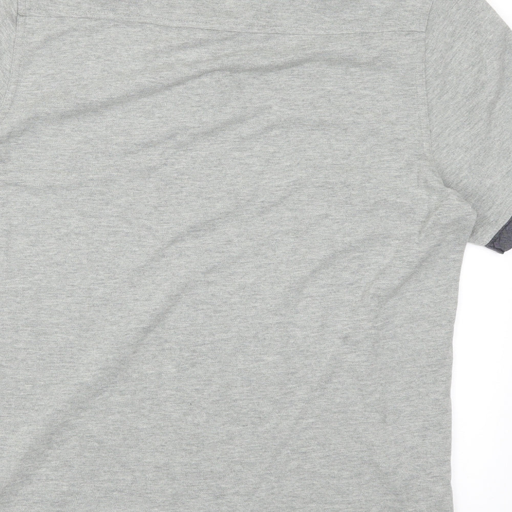 Firetrap Mens Grey    Polo Size L