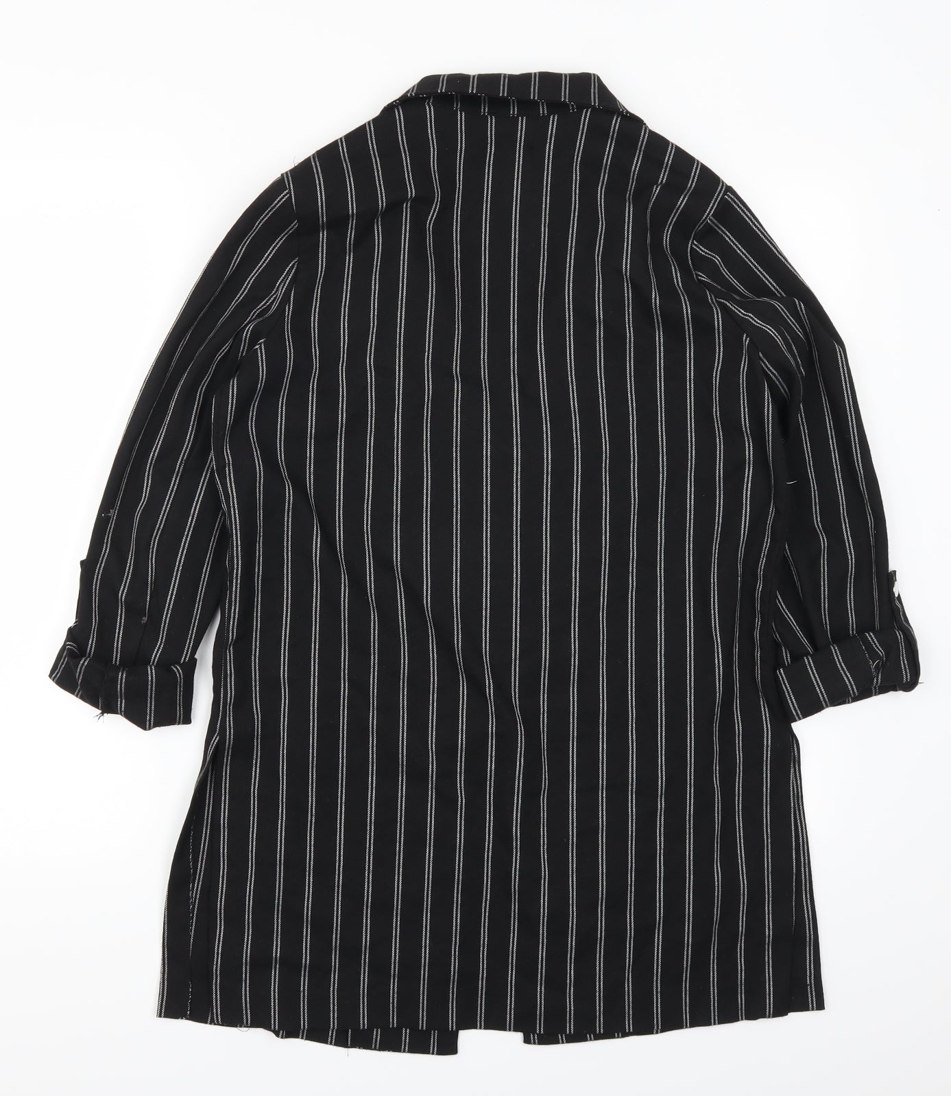 Stradivarius Womens Black Striped  Jacket  Size S