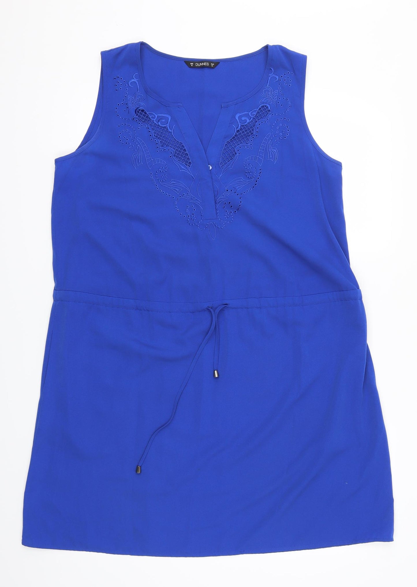 Dunnes Womens Blue   Tank Dress  Size 16