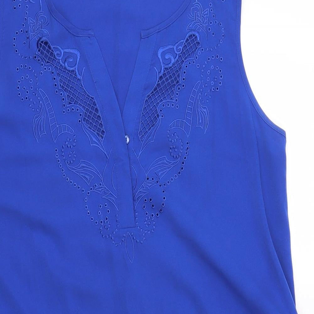 Dunnes Womens Blue   Tank Dress  Size 16