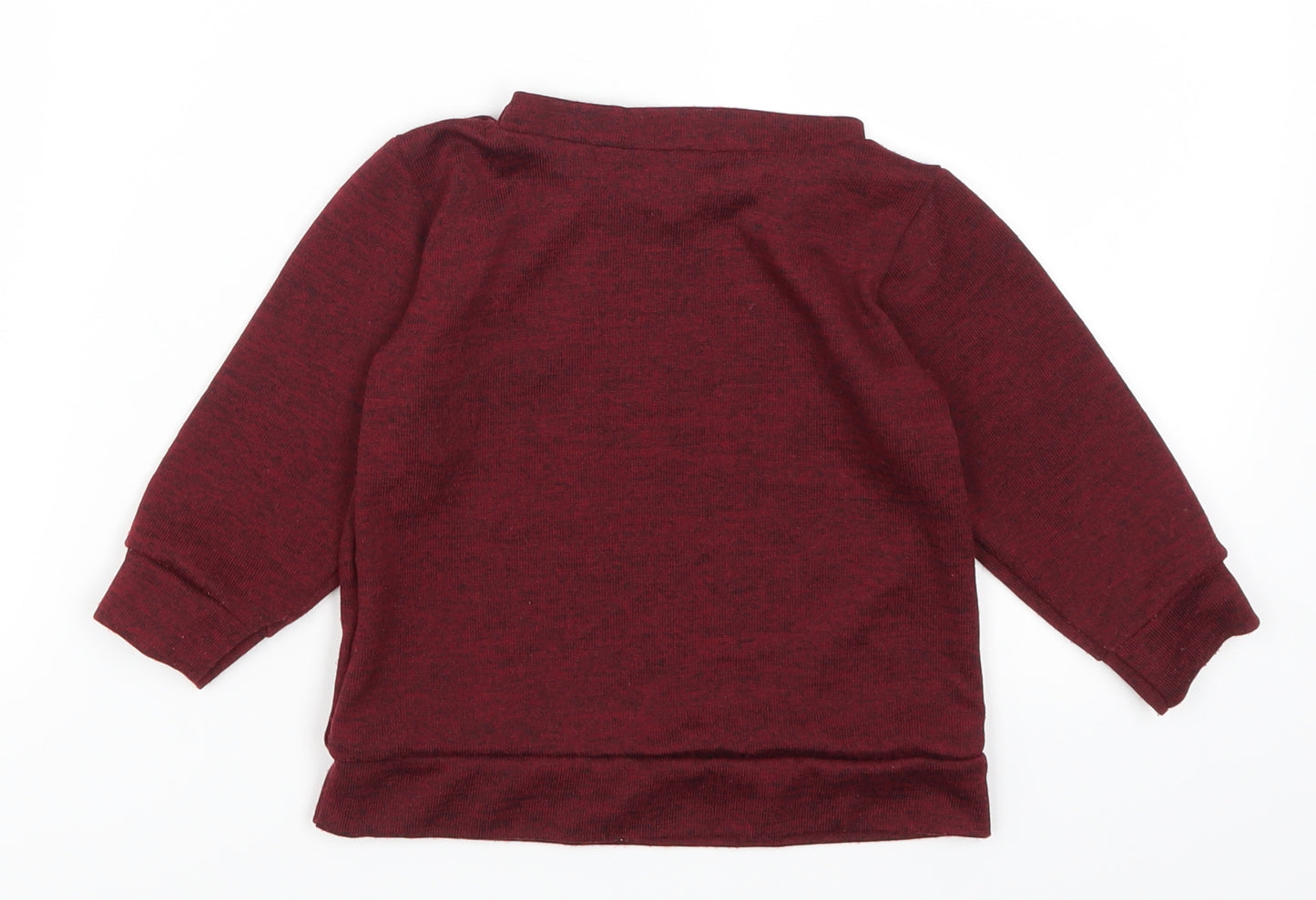 QED London Girls Red   Pullover Sweatshirt Size 2-3 Years