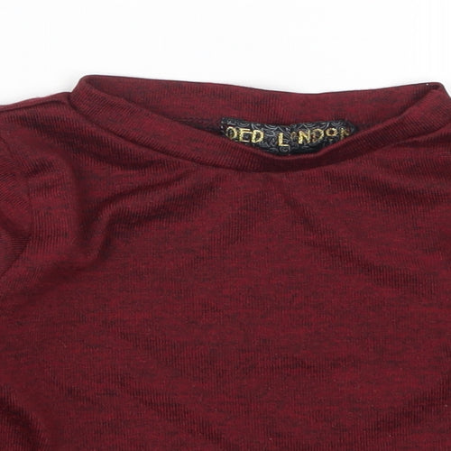 QED London Girls Red   Pullover Sweatshirt Size 2-3 Years
