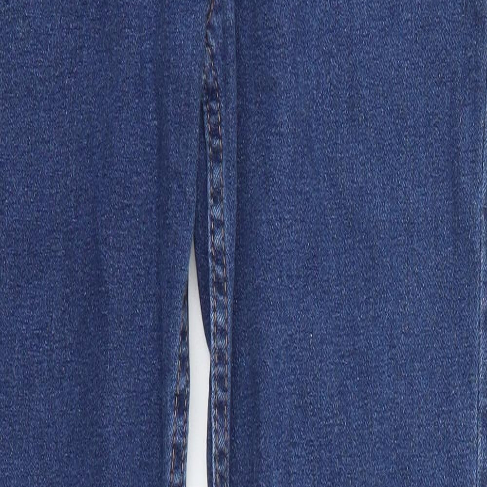 Marks and Spencer Womens Blue  Denim Straight Jeans Size 10 L30 in