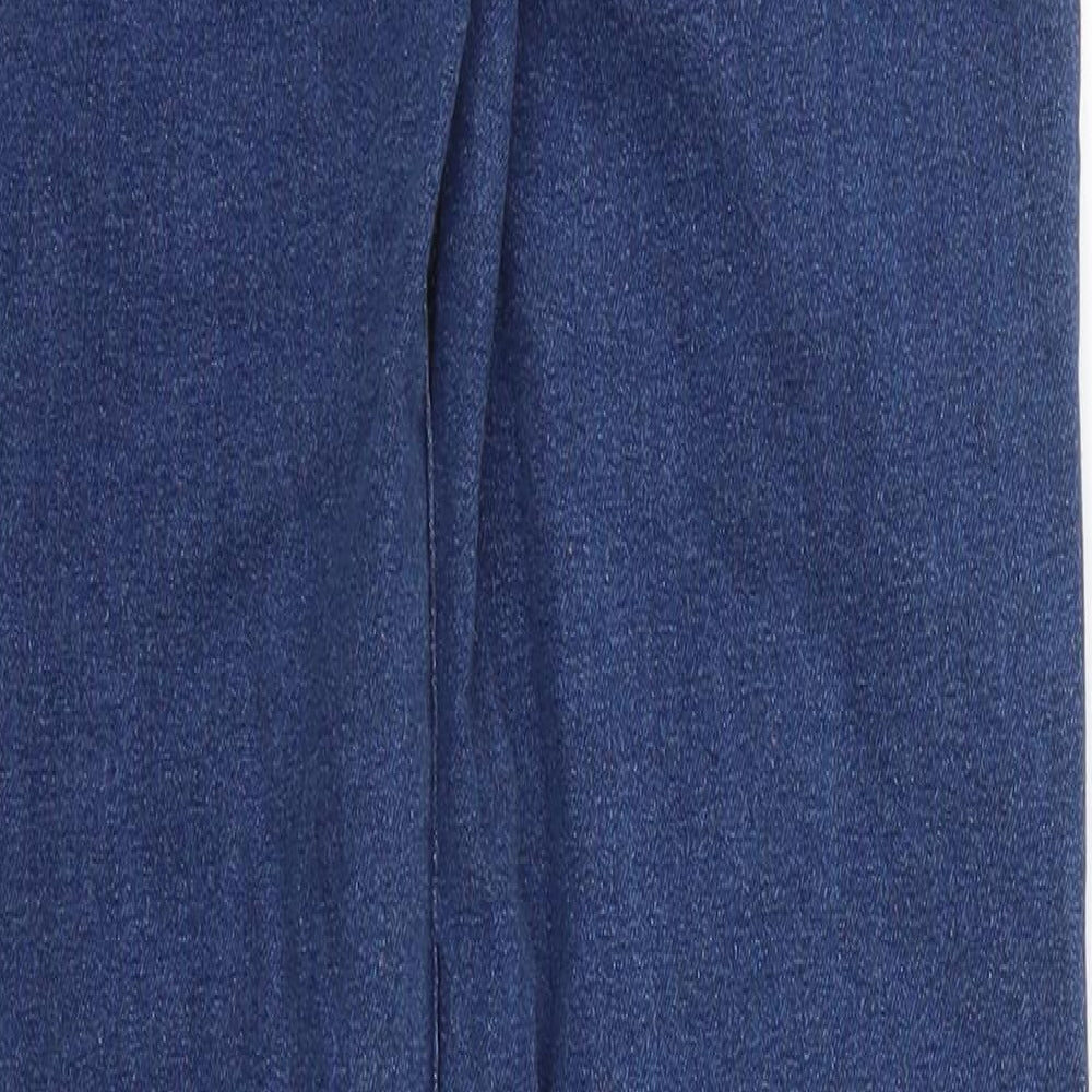 Marks and Spencer Womens Blue  Denim Straight Jeans Size 10 L30 in