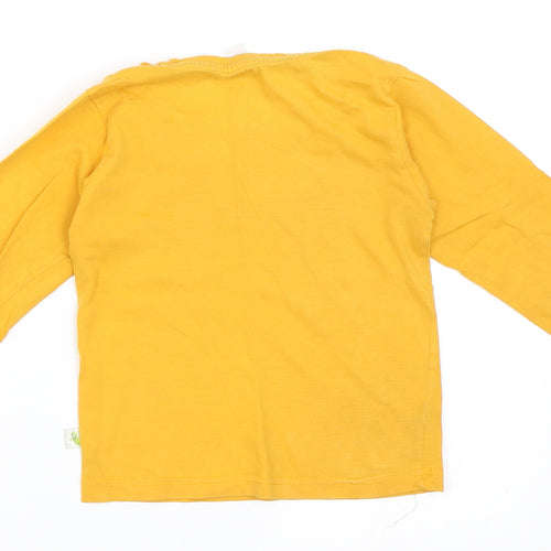 Preworn Boys Yellow   Basic T-Shirt Size 2XL