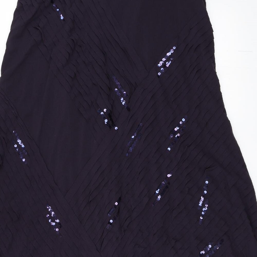 Per Una Womens Purple   Flare Skirt Size 18