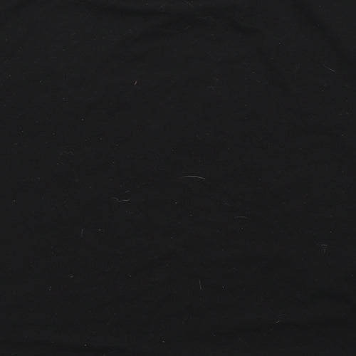 Miss Evie Girls Black   Basic T-Shirt Size 9-10 Years