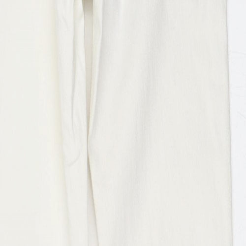 Warehouse Womens White  Denim Skinny Jeans Size 6 L29 in
