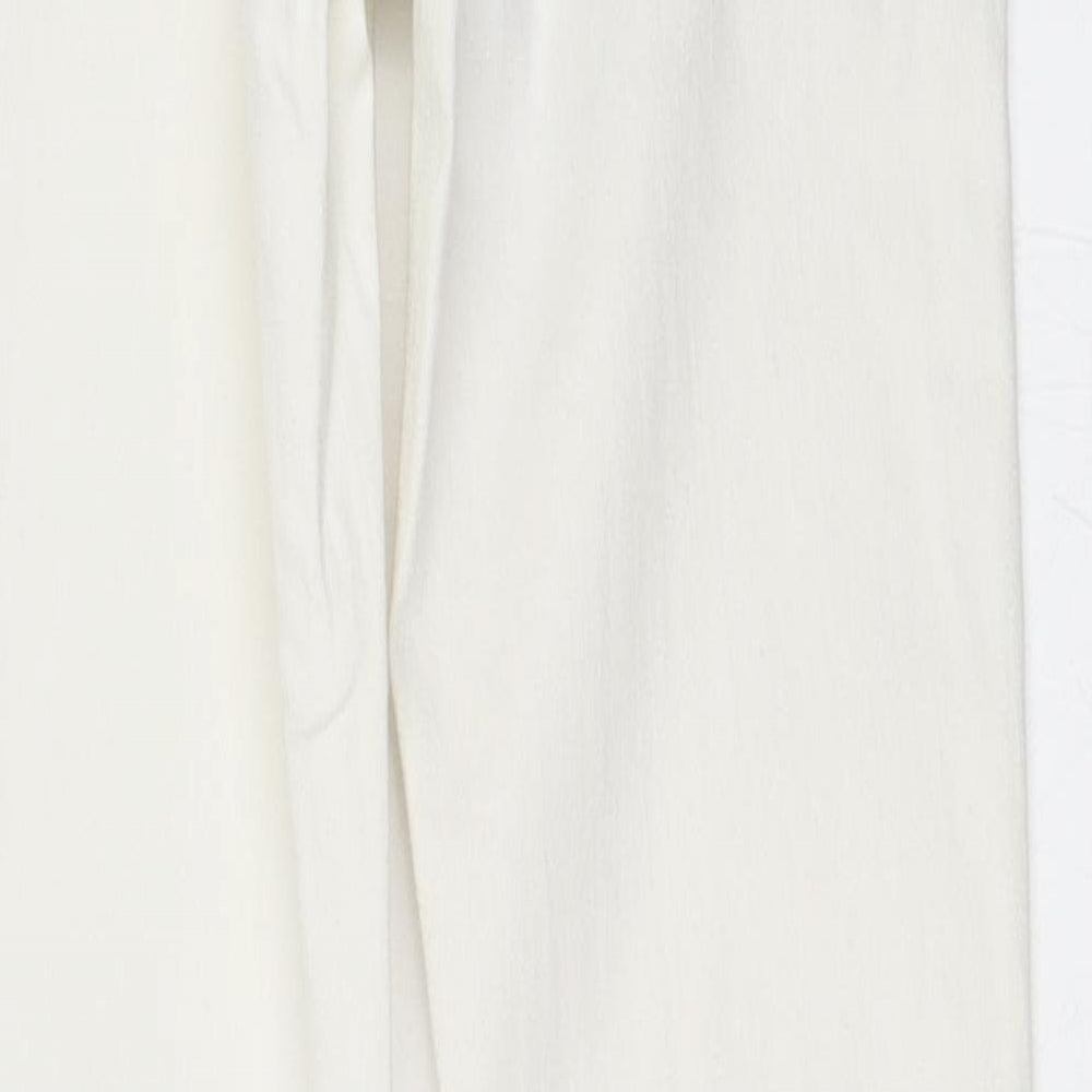 Warehouse Womens White  Denim Skinny Jeans Size 6 L29 in