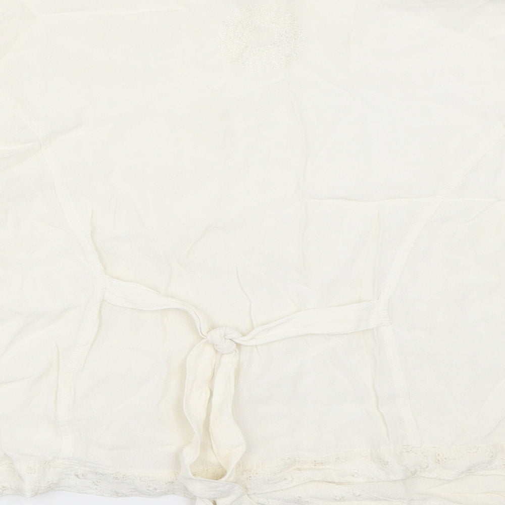 Rapp Womens Ivory   Basic Blouse Size M