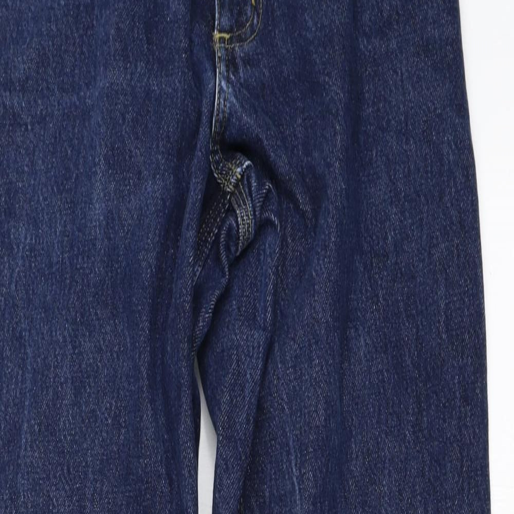Carhartt Mens Blue  Denim Straight Jeans Size 27 in L31 in