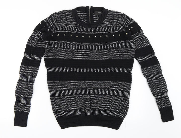 NEXT Womens Black Pullover Jumper Size 8