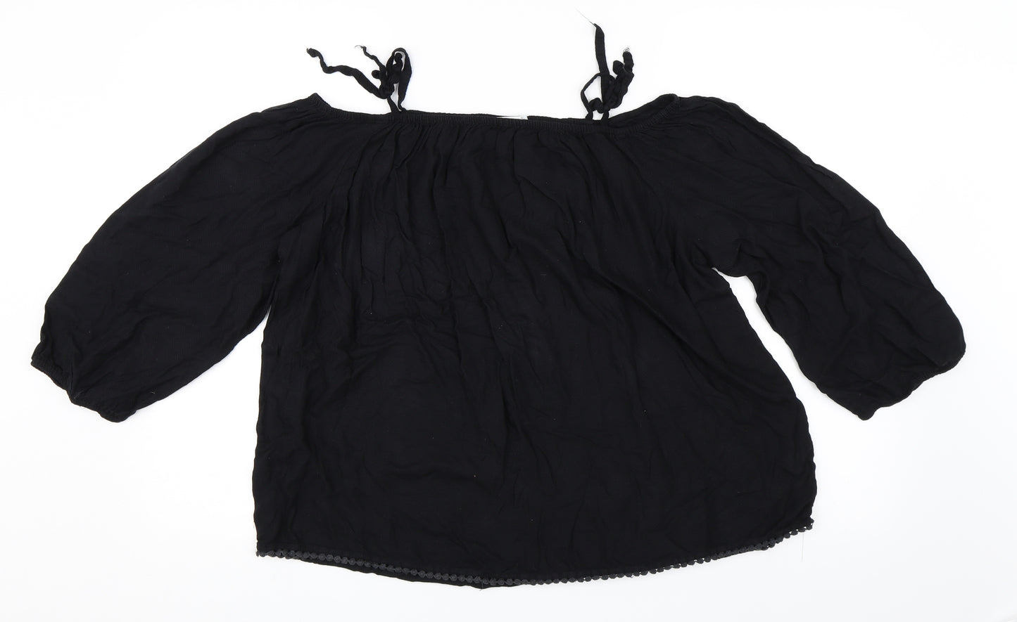 NEXT Womens Black   Basic Blouse Size 18