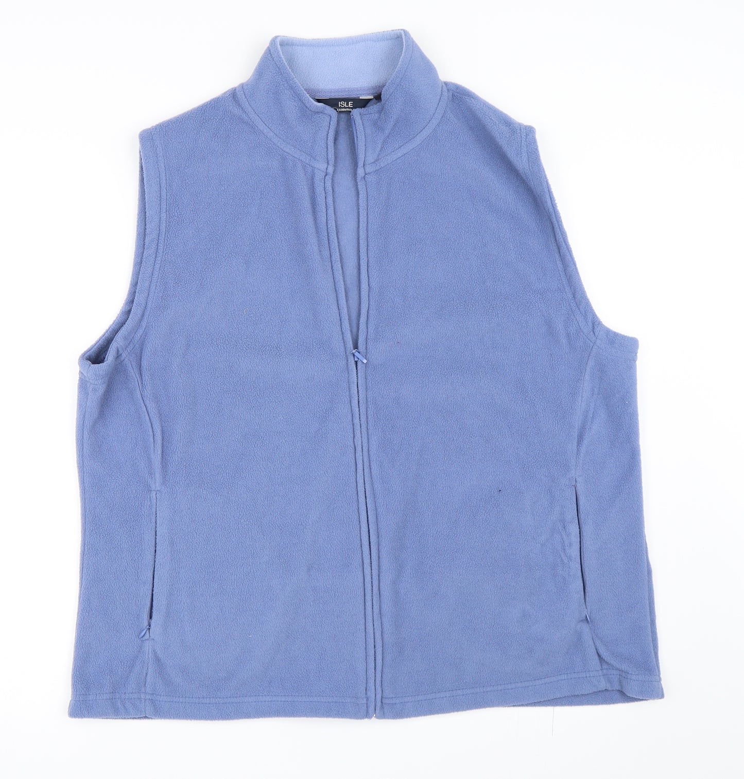 EWM Womens Blue  Fleece Jacket Waistcoat Size 22